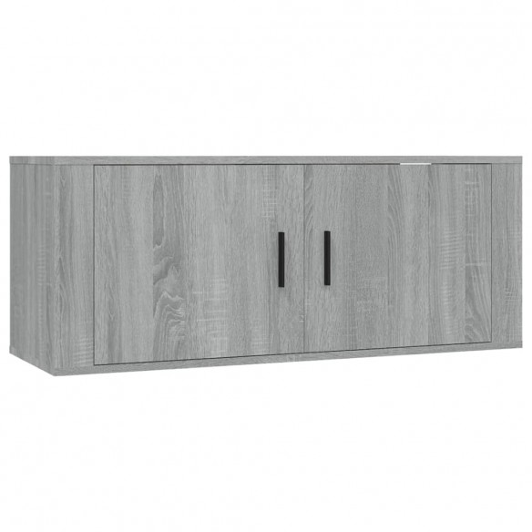 Ensemble de meubles TV 3 pcs Sonoma gris Bois d'ingénierie