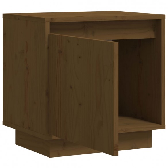 Tables de chevet 2pcs Marron miel 40x30x40cm Bois de pin solide