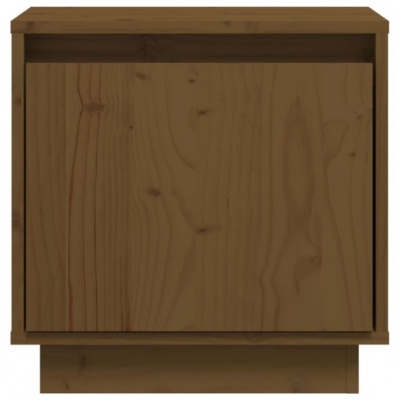 Tables de chevet 2pcs Marron miel 40x30x40cm Bois de pin solide