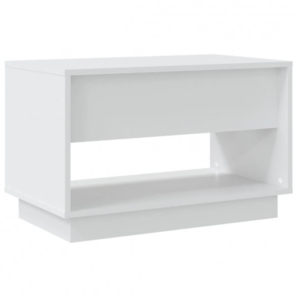 Meuble TV Blanc 70x41x44 cm Aggloméré