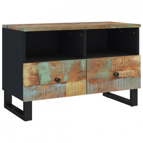 Meuble TV 70x33x46 cm Bois massif de récupération