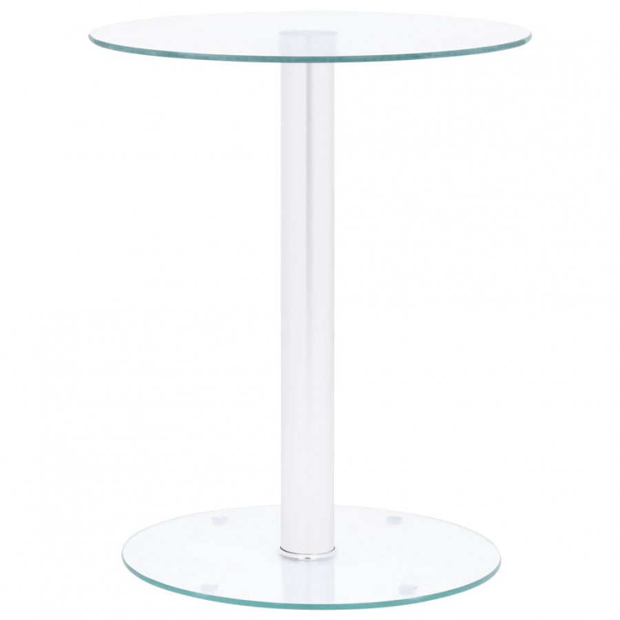 Table basse Transparent 40 cm Verre trempé