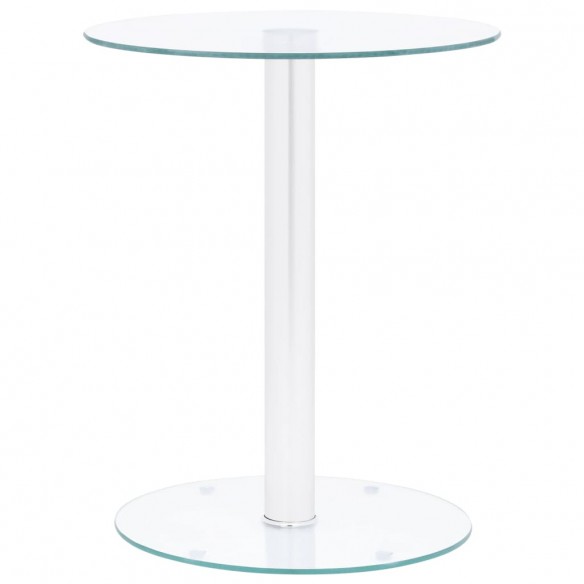 Table basse Transparent 40 cm Verre trempé