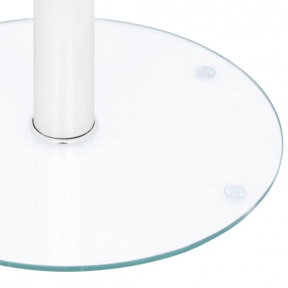 Table basse Transparent 40 cm Verre trempé