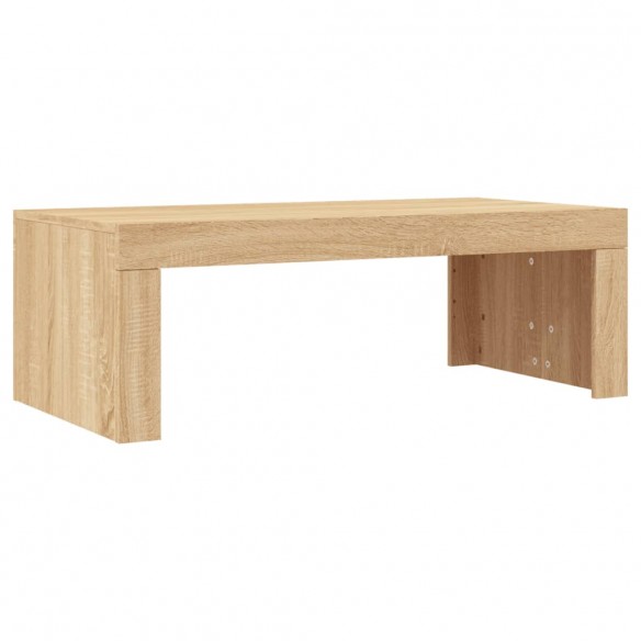 Table basse chêne sonoma 102x50x36 cm bois d'ingénierie