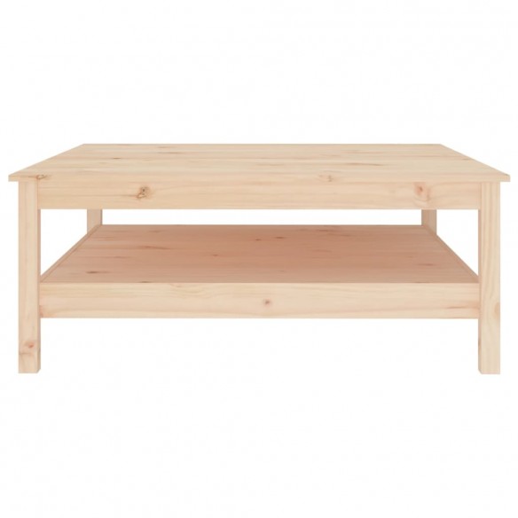 Table basse 100x100x40 cm Bois massif de pin