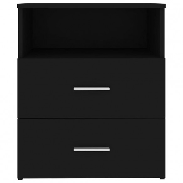 Tables de chevet 2 pcs Noir 50x32x60 cm