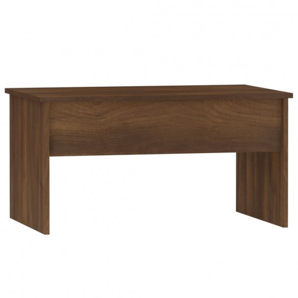 Table basse Chêne marron 80x50,5x41,5 cm Bois d'ingénierie