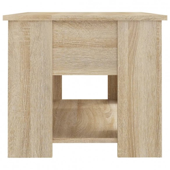 Table basse Chêne sonoma 79x49x41 cm Bois d'ingénierie