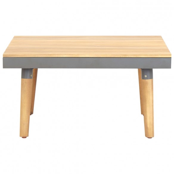 Table basse de jardin 60x60x31,5 cm Bois solide d'acacia