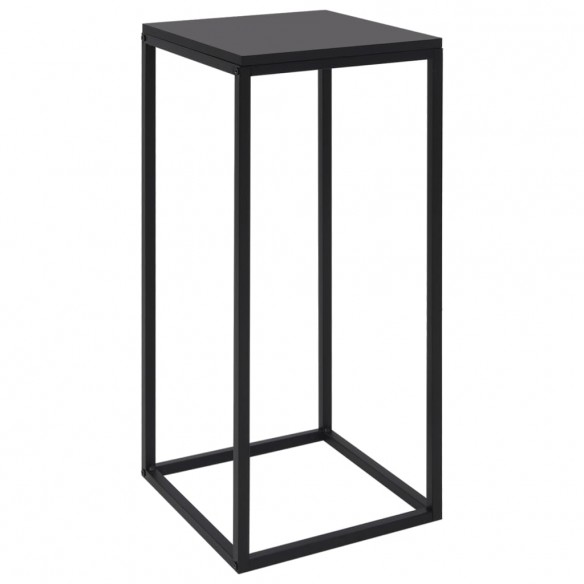 Tables d'appoint 2 pcs Noir Acier