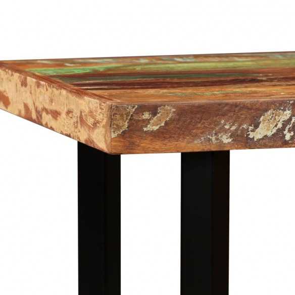 Table de bar Bois massif de récupération 120 x 60 x 107 cm