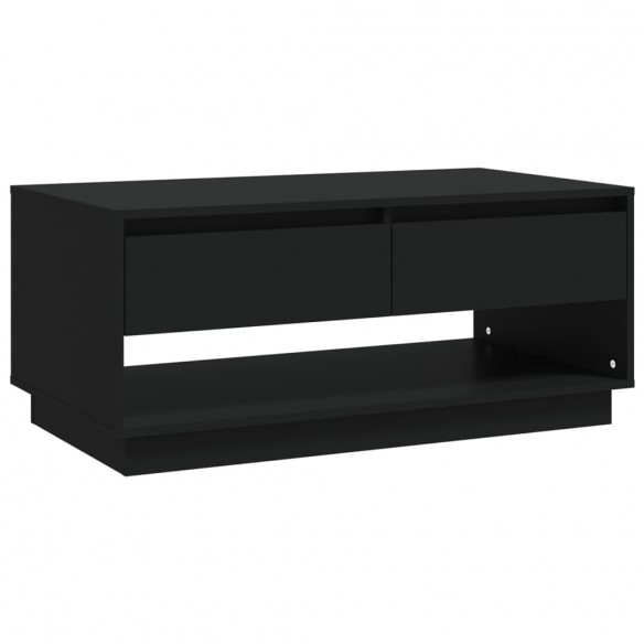 Table basse Noir 102,5x55x44 cm Aggloméré