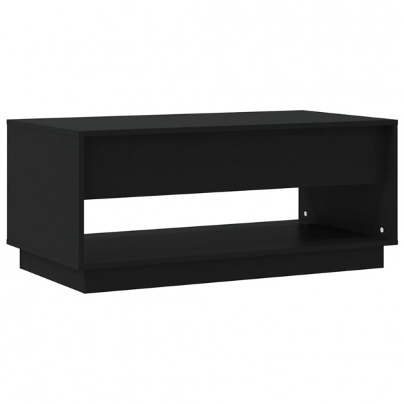 Table basse Noir 102,5x55x44 cm Aggloméré