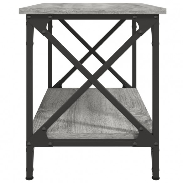 Table d'appoint Sonoma gris 55x38x45 cm Bois d'ingénierie