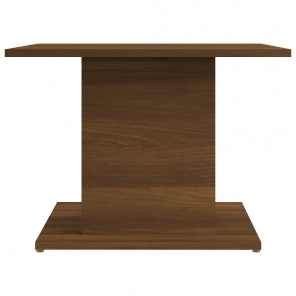 Table basse Chêne marron 55,5x55,5x40 cm Aggloméré