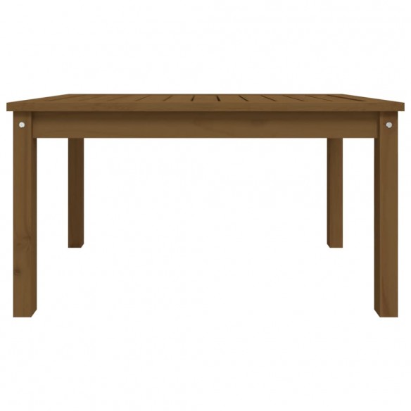 Table de jardin marron miel 82,5x50,5x45 cm bois massif de pin