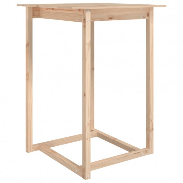 Table de bar 80x80x110 cm Bois massif de pin