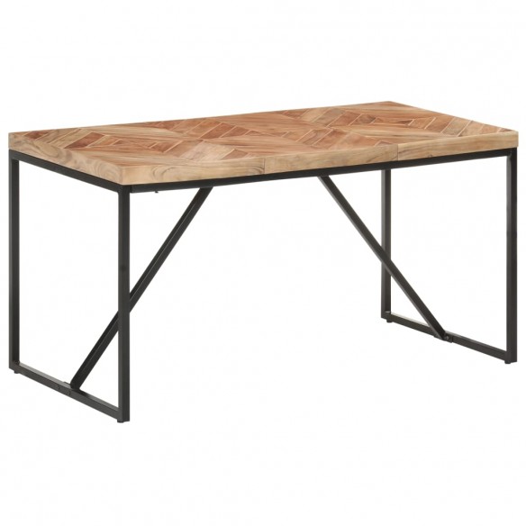 Table à dîner 140x70x76 cm Bois massif d'acacia et de manguier