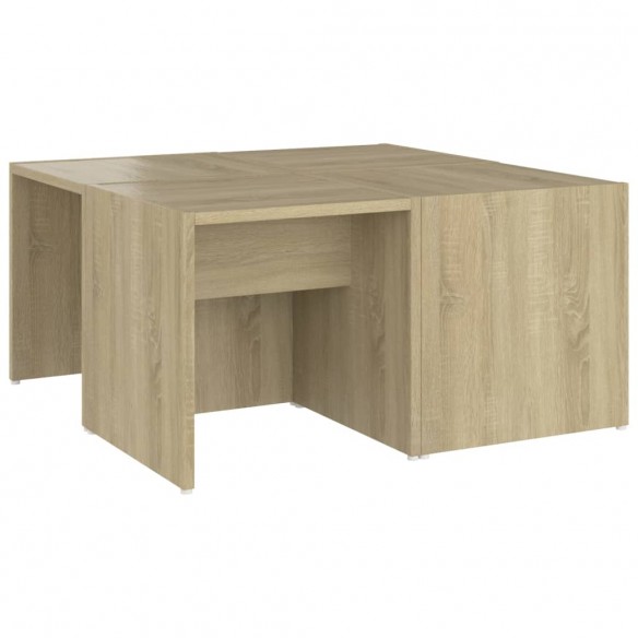 Tables basses 4 pcs Chêne Sonoma 33x33x33 cm Aggloméré