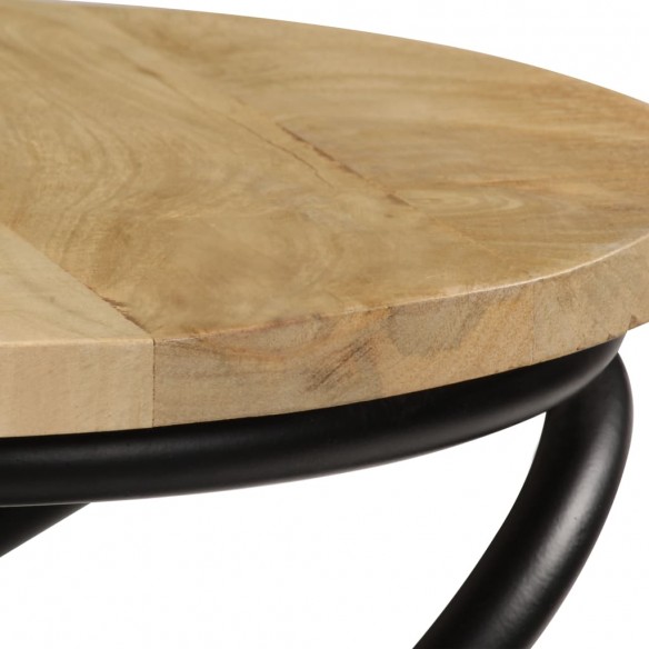 Table d'appoint Bois de manguier solide 40x50 cm