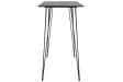 Table de bar Noir 120x60x105 cm