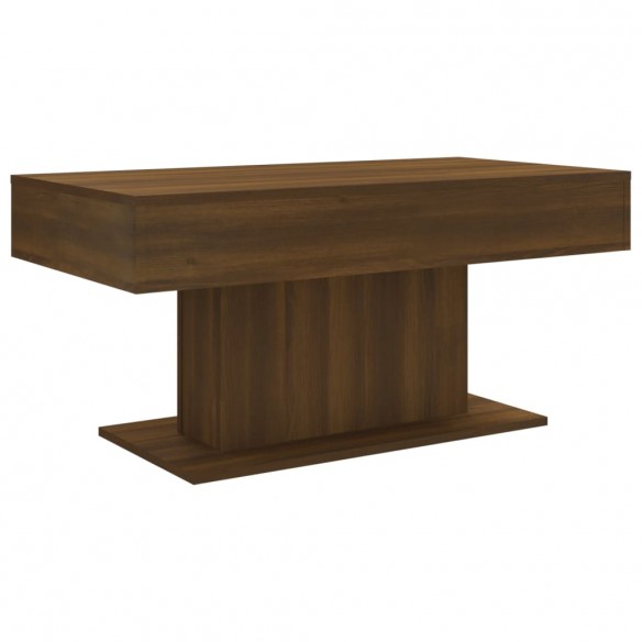 Table basse Chêne marron 96x50x45 cm Bois d'ingénierie