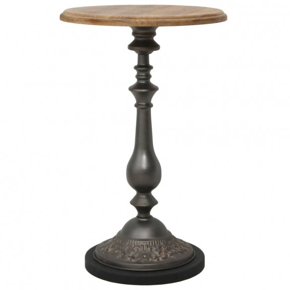 Table d'appoint Bois de sapin massif 40 x 64 cm Marron