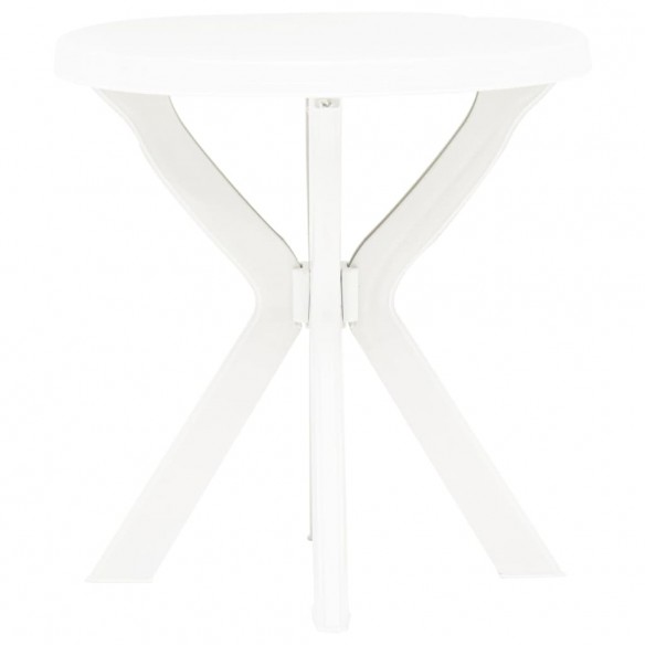 Table de bistro Blanc Ø70 cm Plastique