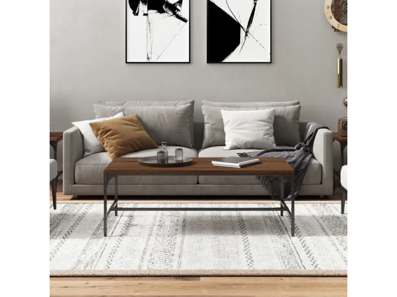 Table basse Chêne marron 100x50x35 cm 