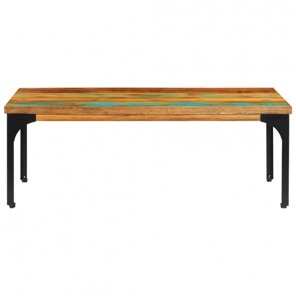 Table basse 100 x 60 x 35 cm Bois de récupération solide