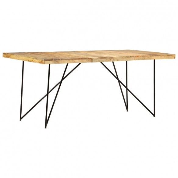 Table de salle à manger 180x90x76 cm Bois de manguier massif