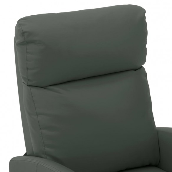 Fauteuil de massage électrique Gris Similicuir