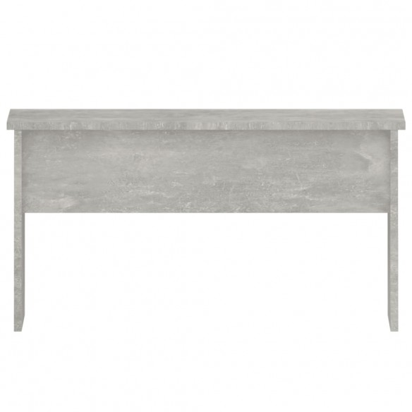 Table basse Gris béton 80x50,5x41,5 cm Bois d'ingénierie