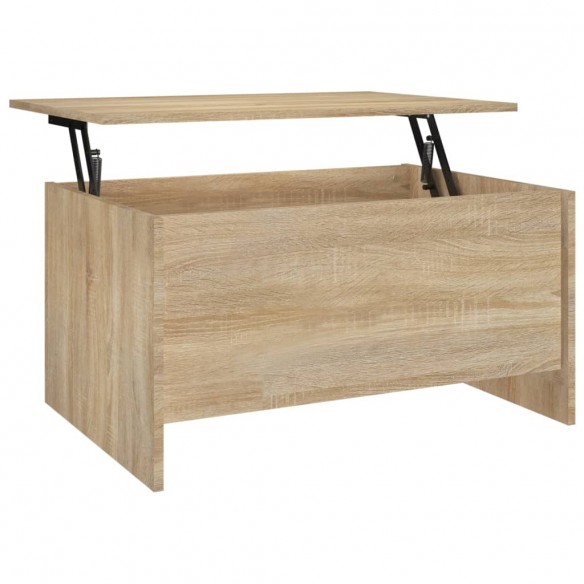 Table basse Chêne sonoma 80x55,5x41,5 cm Bois d'ingénierie