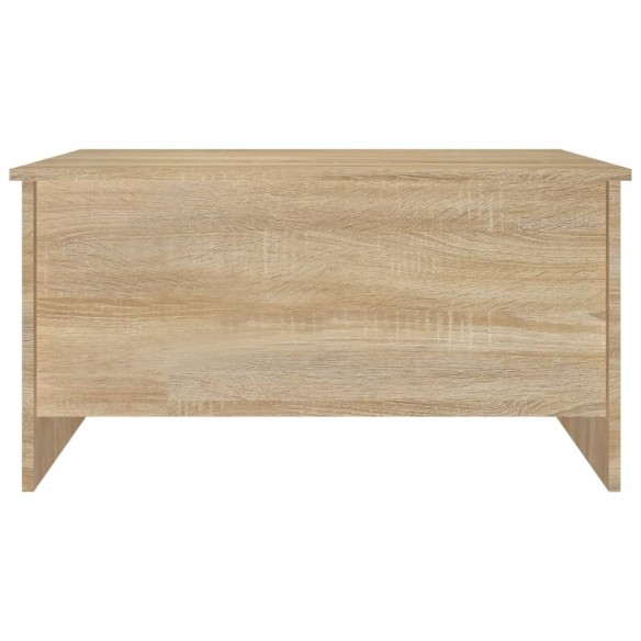 Table basse Chêne sonoma 80x55,5x41,5 cm Bois d'ingénierie