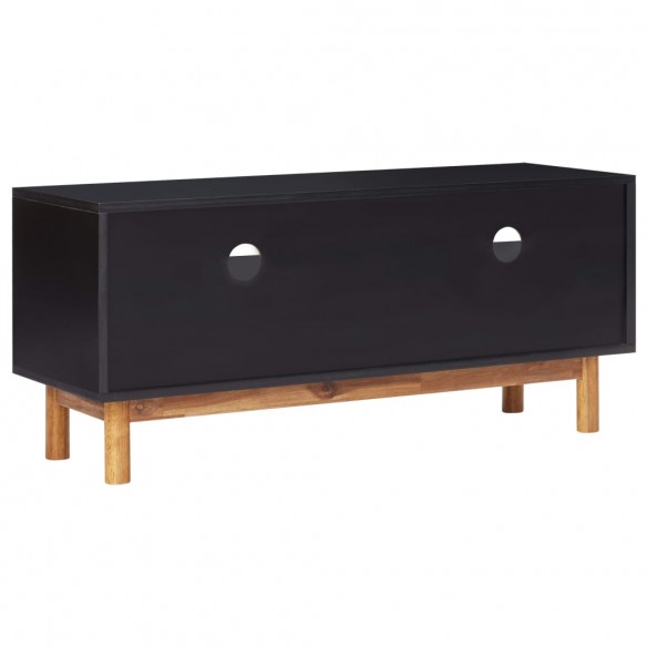 Meuble TV 100x35x45 cm Bois d'acacia massif et MDF