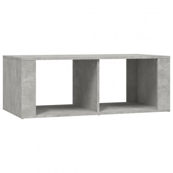 Table basse Gris béton 100x50x36 cm Bois d'ingénierie