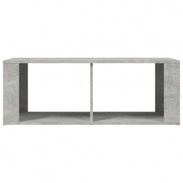 Table basse Gris béton 100x50x36 cm Bois d'ingénierie