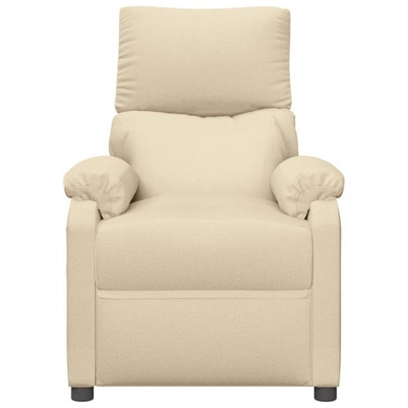 Fauteuil de massage Crème Tissu