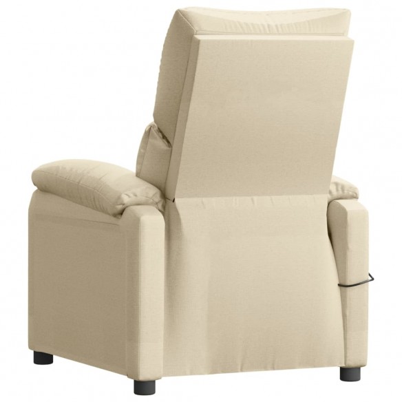 Fauteuil de massage Crème Tissu