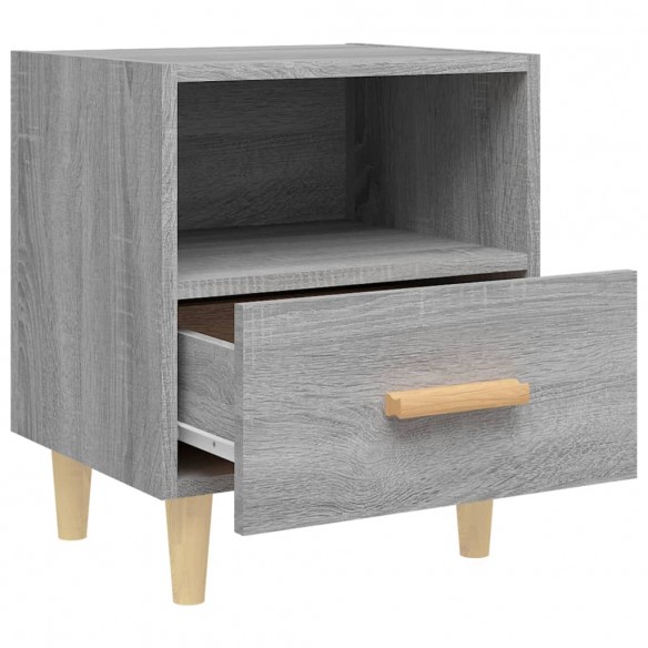 Tables de chevet 2 pcs Sonoma gris 40x35x47 cm