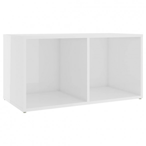 Meubles TV 4 pcs Blanc brillant 72x35x36,5 cm Aggloméré