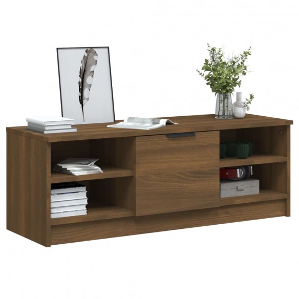 Meuble TV Chêne marron 102x35,5x36,5 cm Bois d'ingénierie