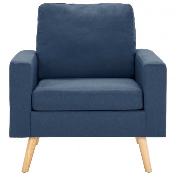 Fauteuil Bleu Tissu