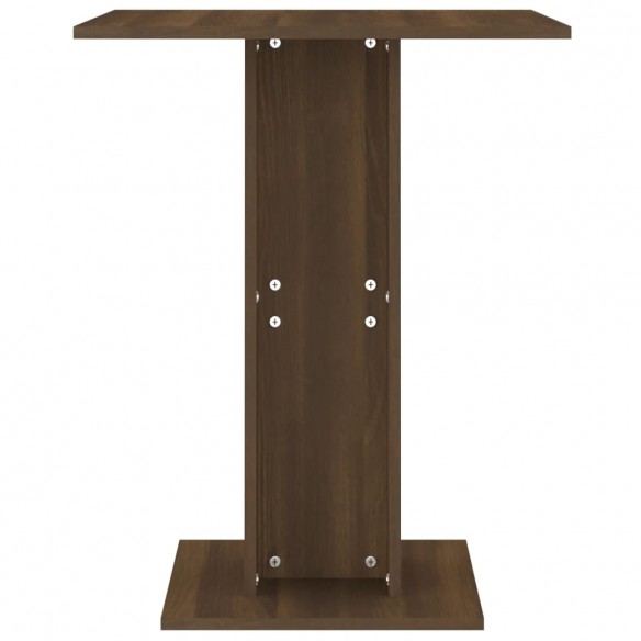 Table de bistro Chêne marron 60x60x75 cm Bois d'ingénierie