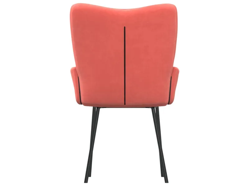 Chaises à manger lot de 2 Rose Velours