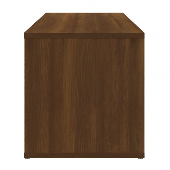 Meuble TV Chêne marron 80x34x36 cm Bois d'ingénierie