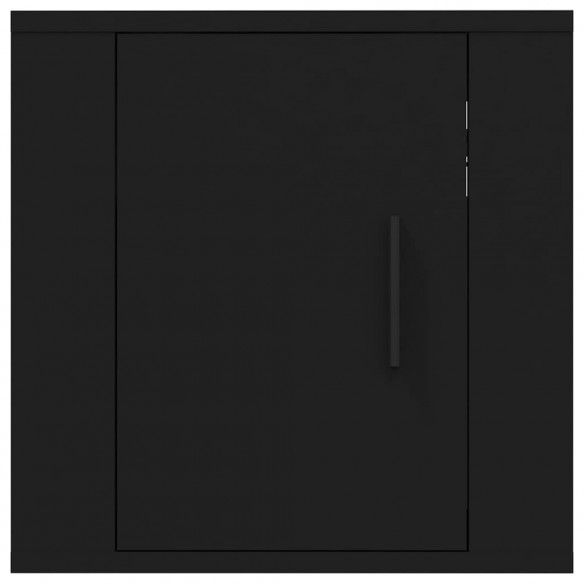 Meubles TV muraux 2 pcs Noir 40x34,5x40 cm