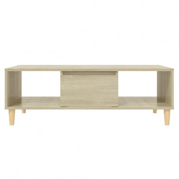 Table basse Chêne sonoma 103,5x60x35 cm Aggloméré